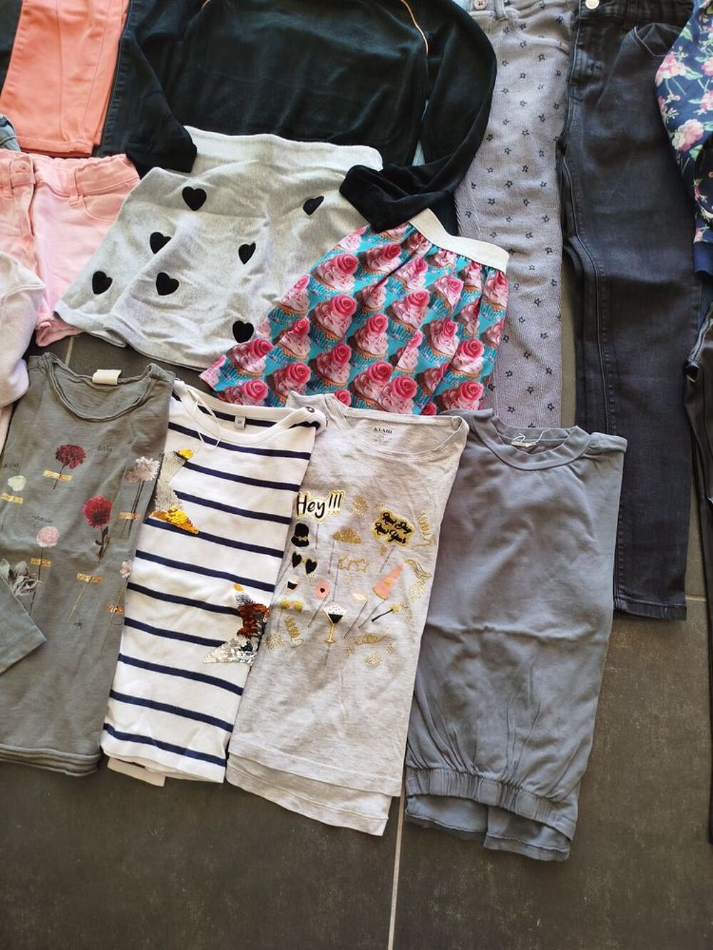 Lot de v&ecirc;tements fille hiver 8/10 ans V�tements enfants