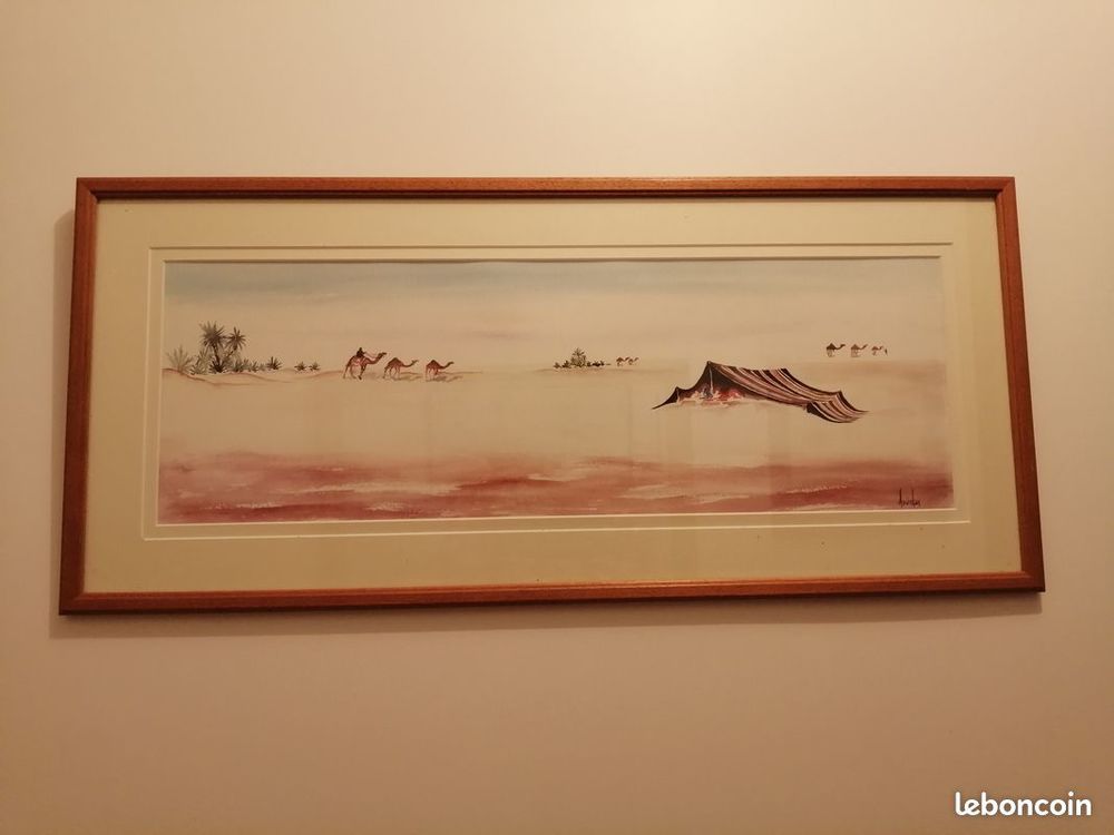 Tableau peinture paysage Bedouin_galerie TBE Décoration