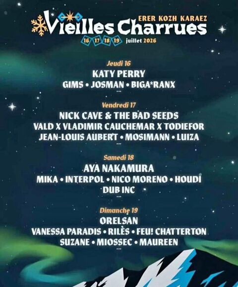 Festival Les Vieilles Charrues 61 Paris 17 (75)