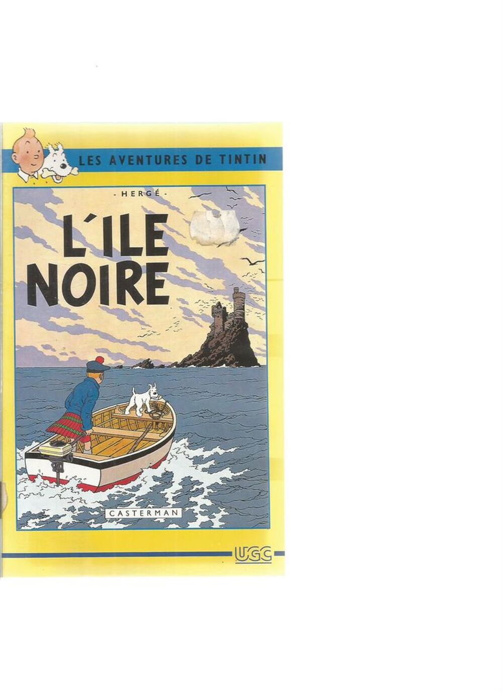 Tintin - l'ile noire - cassette vhs - livraison possible 