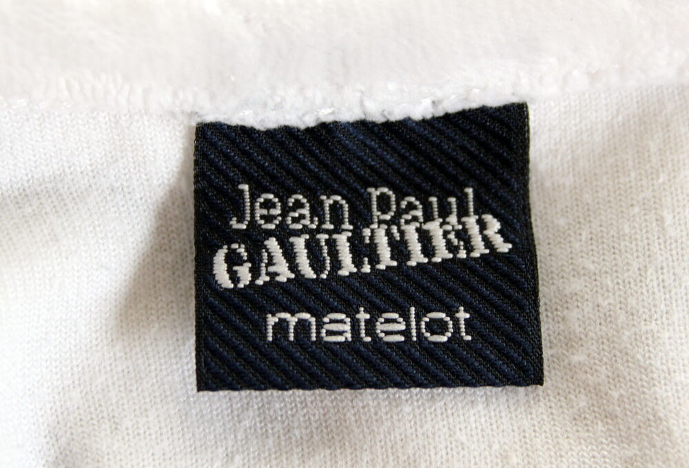 Sweat velours &eacute;ponge marini&egrave;re J.P GAULTIER Vêtements