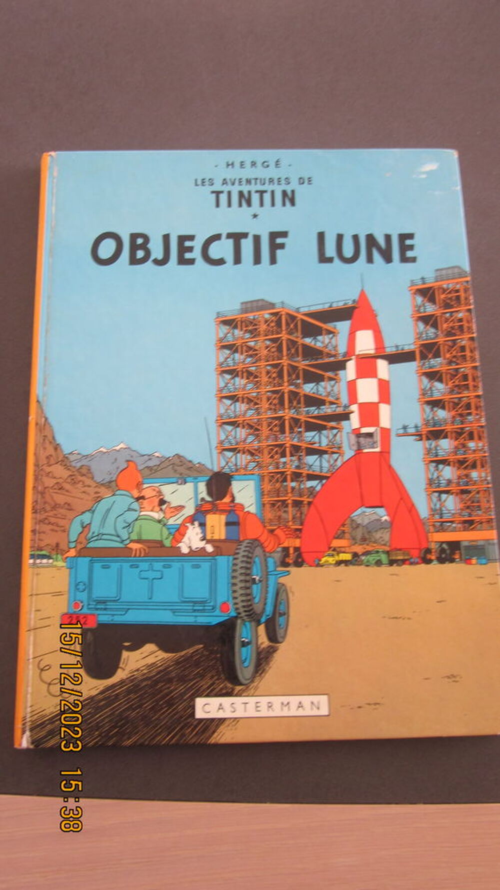 B D TINTIN OBJECTIF LUNE DE 1968 D I Livres et BD
