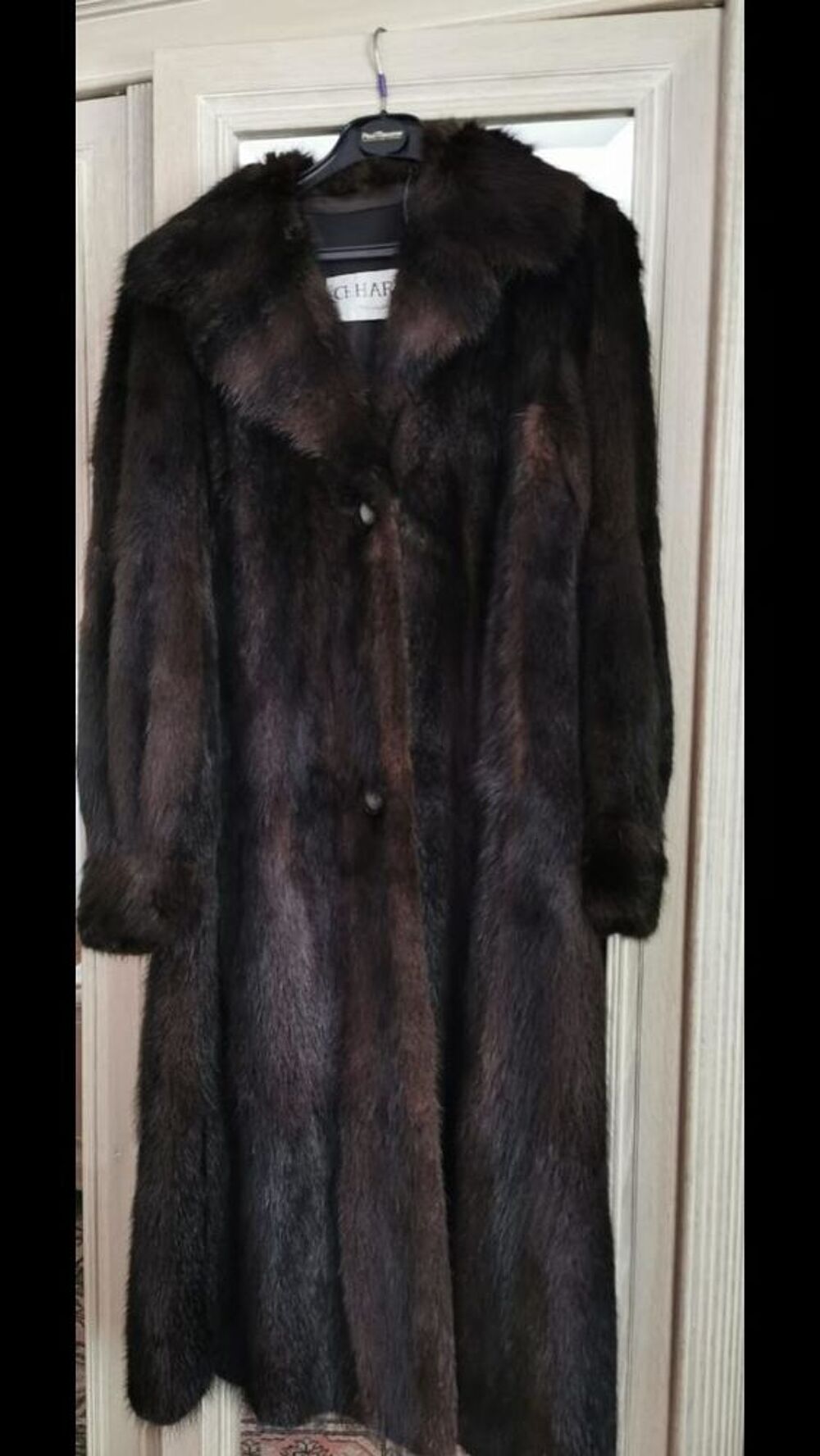 Manteau vison en fourrure pour femme Vtements