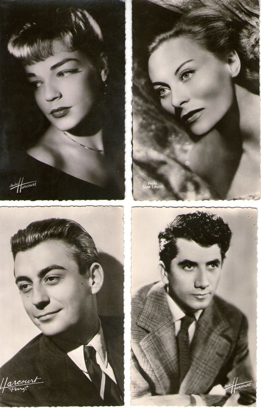 Cartes postales anciennes d'acteurs et actrices 