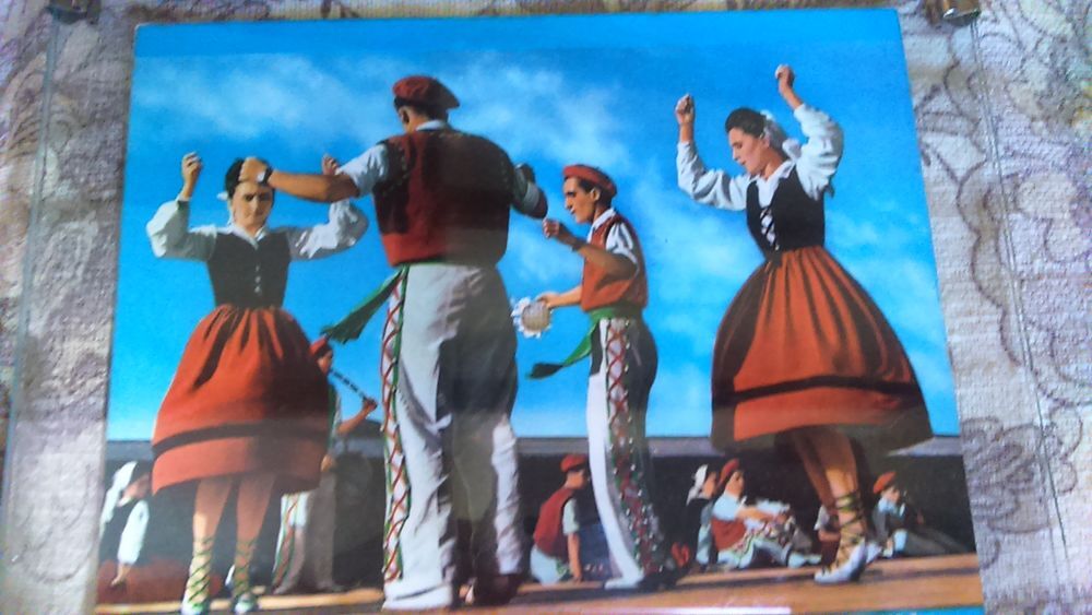 RARE 2 disques 45 tours carte postale PAYS BASQUE Photos/Video/TV