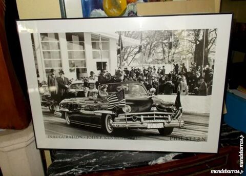 photographie inauguration j f kennedy 1961 + cadre 150 Monflanquin (47)