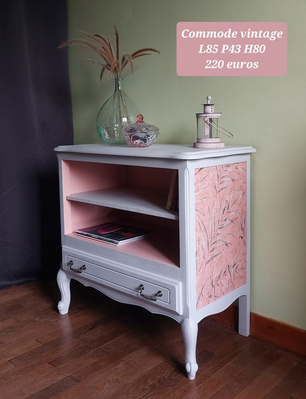 Commode vintage relook&eacute;e Meubles