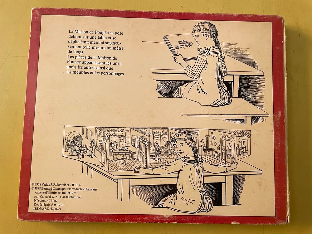 Livre ancien 1978 3D LA MAISON DE MA POUPEE Ed B.CARANT Livres et BD