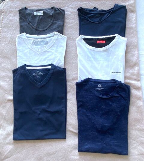 6 tee shirts.Taille M. (lot 2) 15 Nantes (44)
