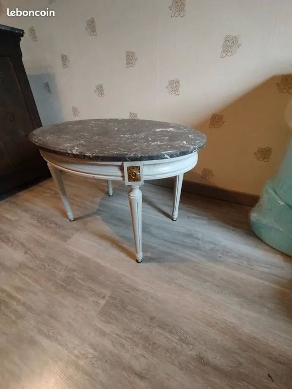 Table basse Louis XVI bois marbre
Meubles