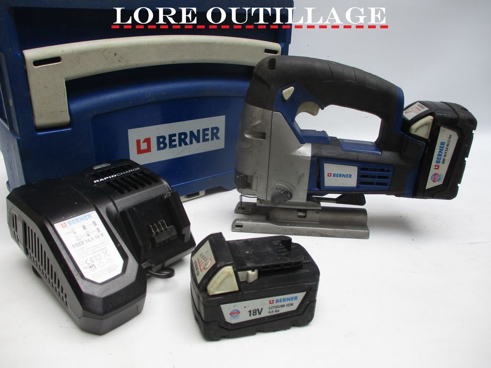 BERNER BACJS 18v - Scie sauteuse pendulaire Bricolage