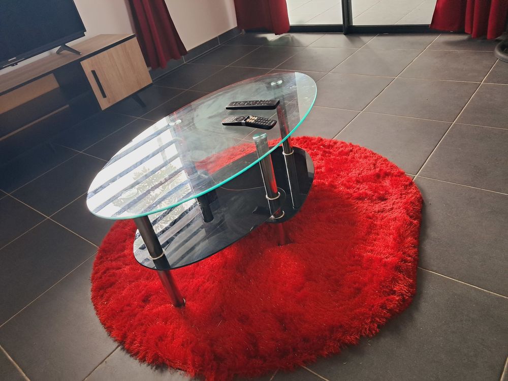 Table basse en verre achet&eacute;e en 2024 Meubles