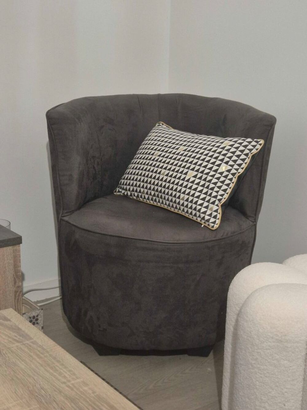Fauteuil Gris fonce Décoration
