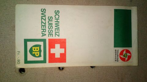 Ancienne Carte routire BP Suisse 1980 0 Battrans (70)