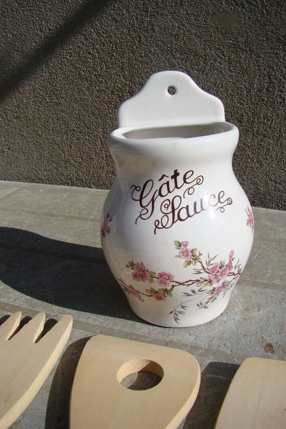Pot &agrave; ustensiles en porcelaine Revol vintage (Neuf) Cuisine