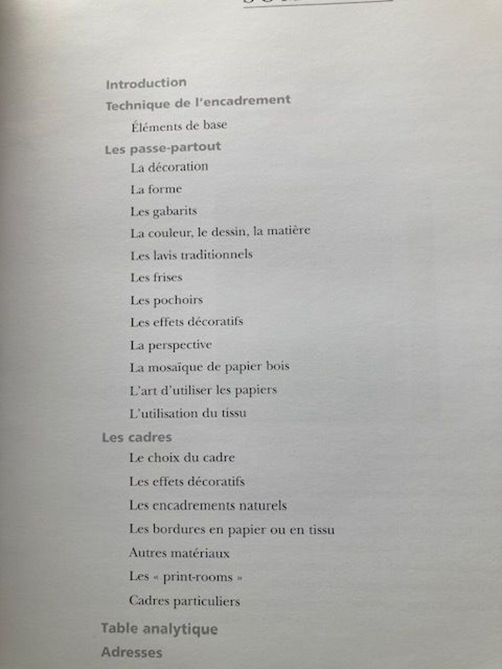 Livre "CADRES DE CHARMES" Livres et BD