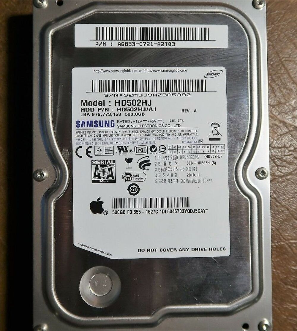 HD Samsung Spinpoint F3 500Go Matériel informatique