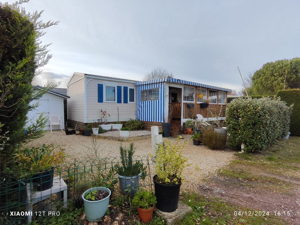 Vente Chalet Terrain+mobil-home dans Parc Résidentiel de Loisirs Marennes