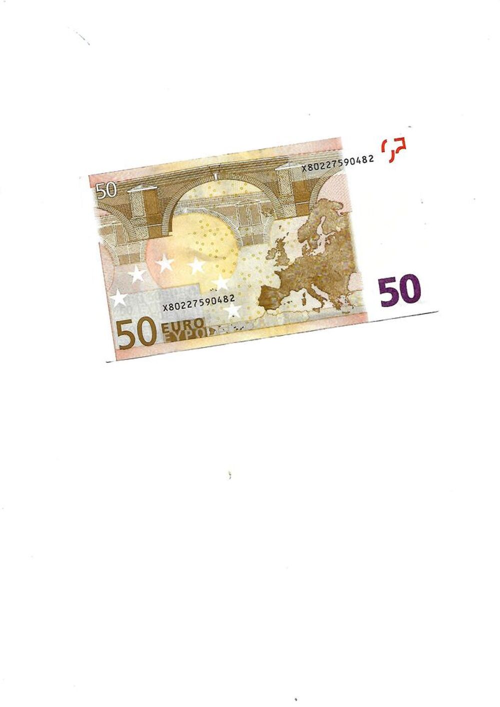 Billets de Banque en EUROS de 2002 