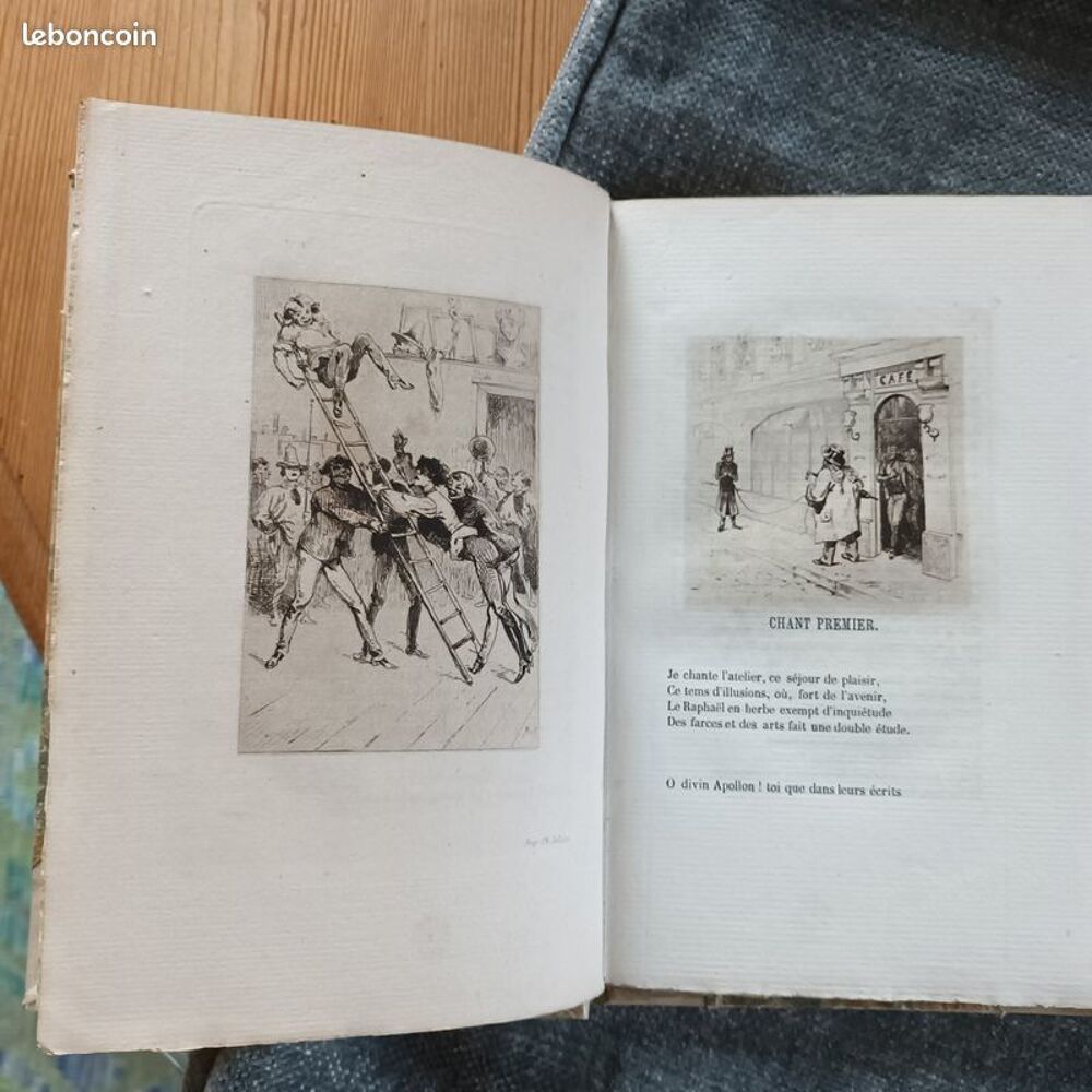 La rapineide l'atelier poeme comique 19 siecle poesie france Livres et BD