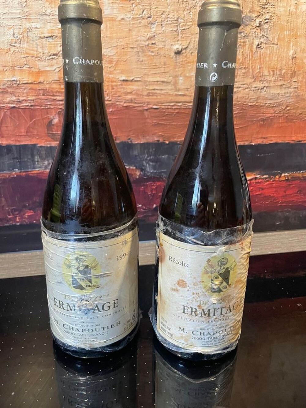 1 Bt ERMITAGE DE L'OREE Chapoutier Blanc 1994 99pk Cuisine