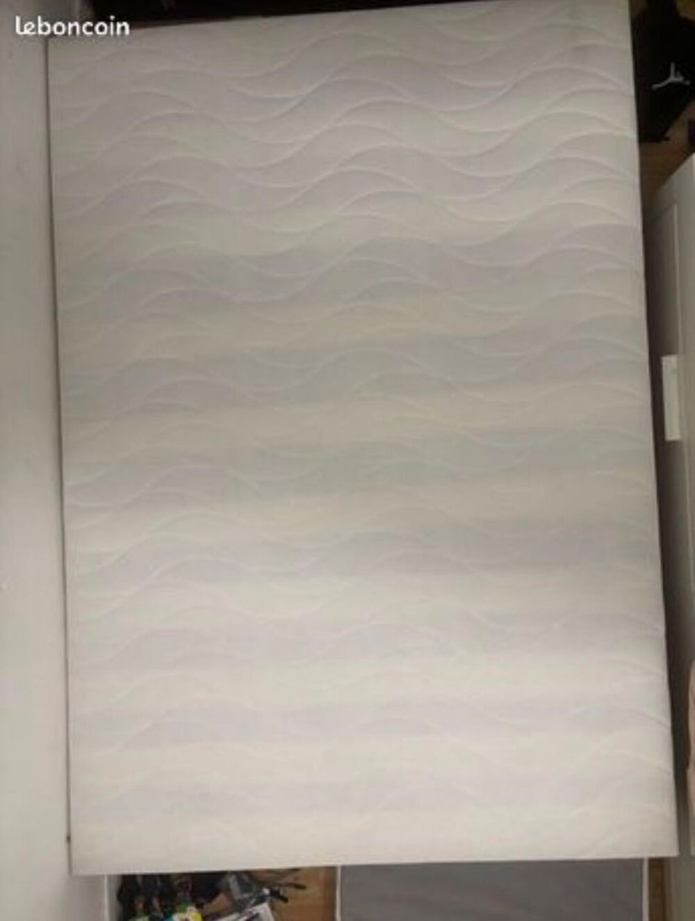 Lit sommier + T&ecirc;te de lit (noir)+ Matelas (140x200) Meubles