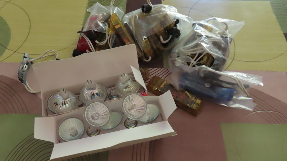Lots lampes +Transfo Bricolage