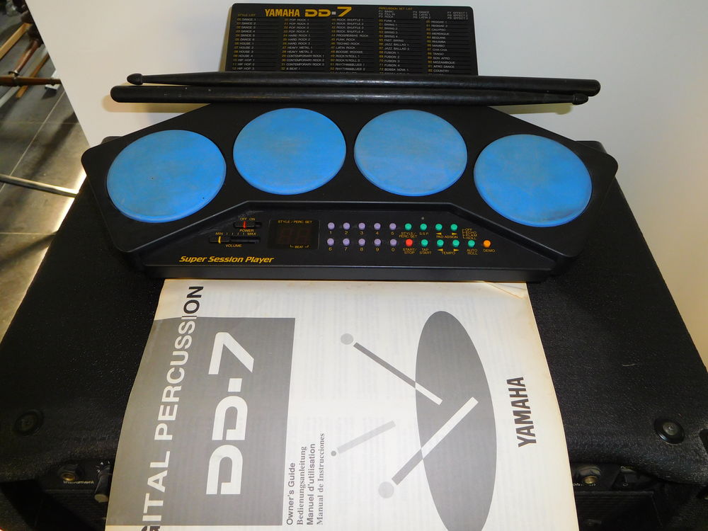 percussions digitales Yamaha DD7 Instruments de musique