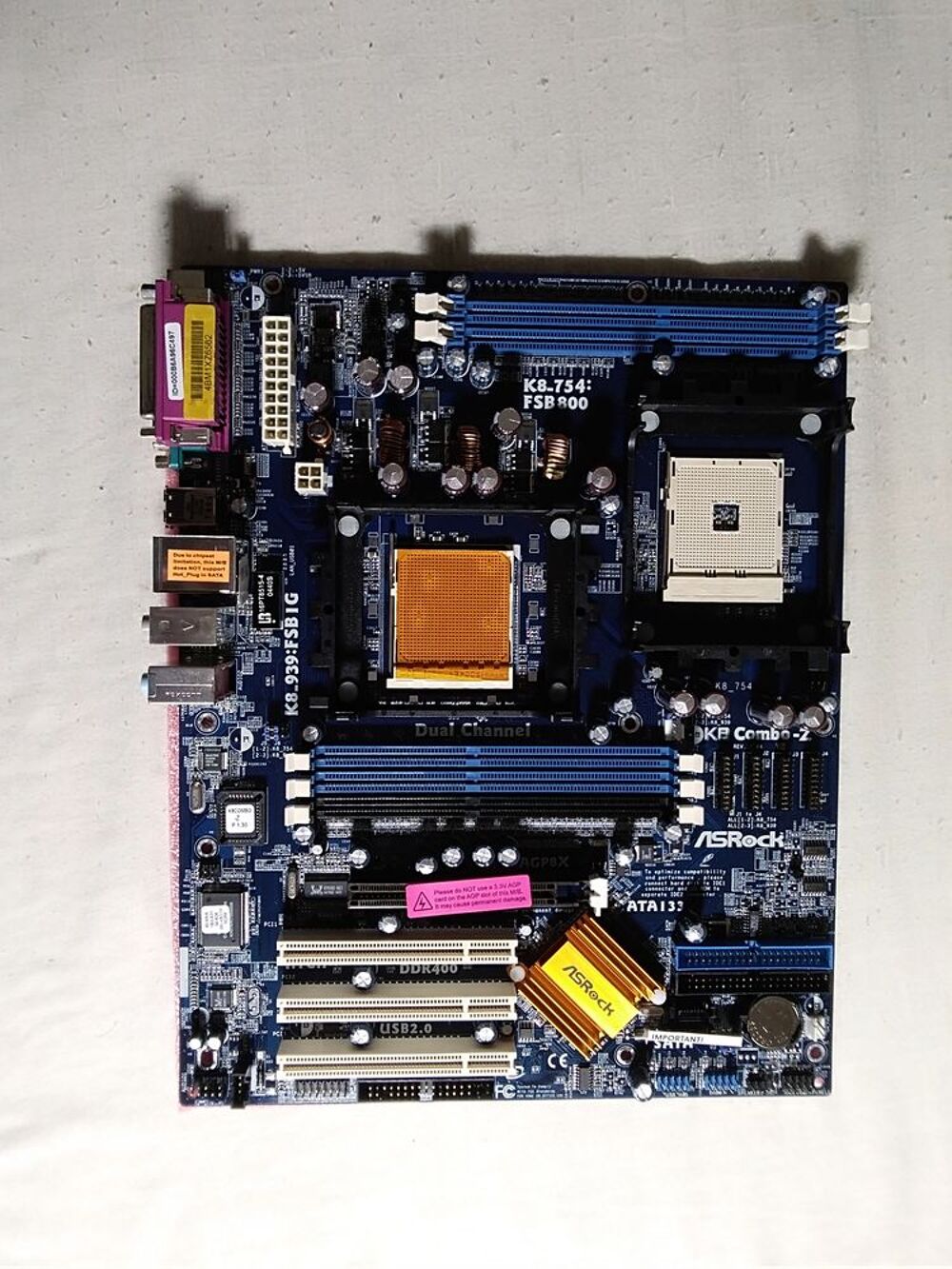 Carte M&egrave;re AS Rock K8 Combo Z Matériel informatique