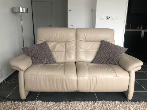Canap relaxation lectrique cuir Stressless 2000 Tinqueux (51)