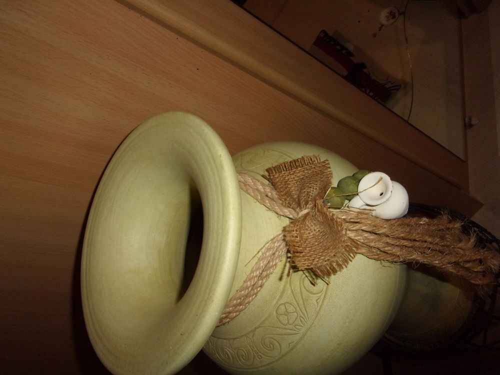 amphore verte de 50 cm Décoration