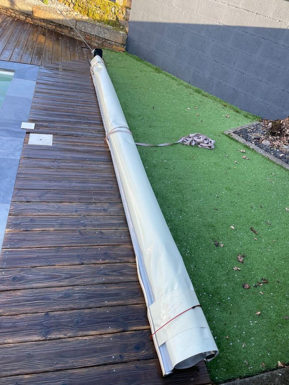 B&acirc;che &agrave; barre 10mx4,5m Jardin