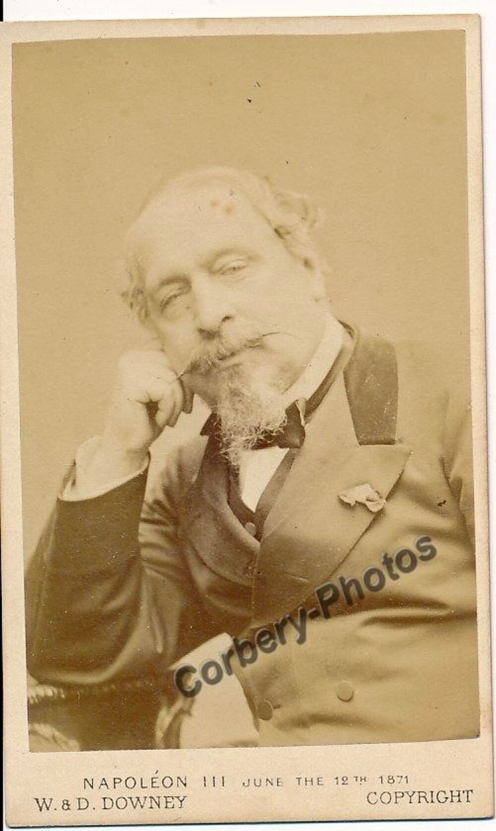 CDV Portrait Royaut&eacute; Napol&eacute;on III Photographie Downey 1871 
