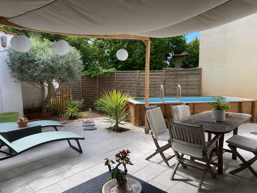 Vente Maison Charmante maison  90 m² avec piscine et studio indépendant Béziers