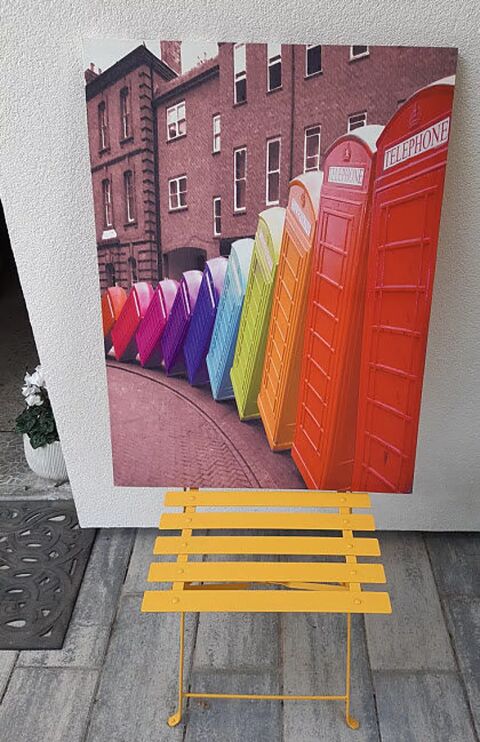 Toile d�co photo cabines t�l�phoniques 60x 80 cm  5 Saint-Martin-d'H�res (38)
