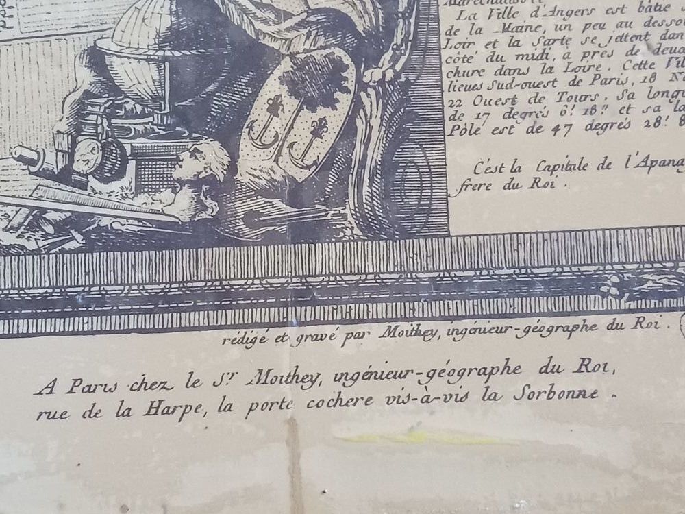 Plan d'Angers de 1776 
