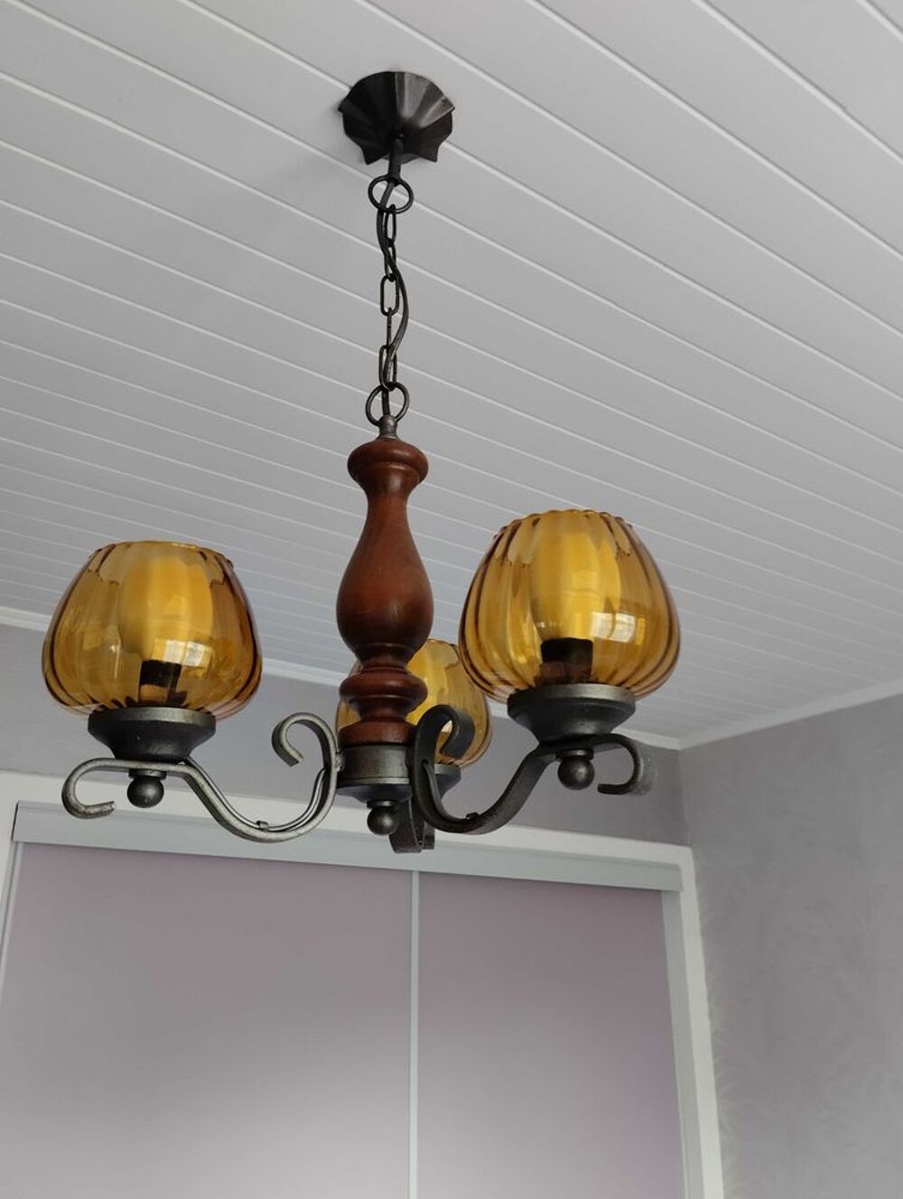 lustre en bois Décoration