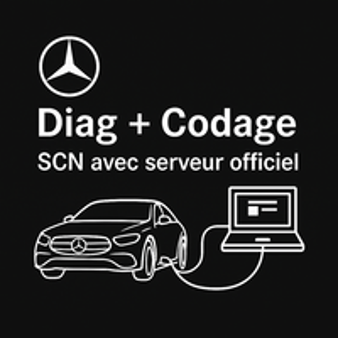   ? Mercedes ? Diag + Codage SCN en ligne, MAJ calculateurs 