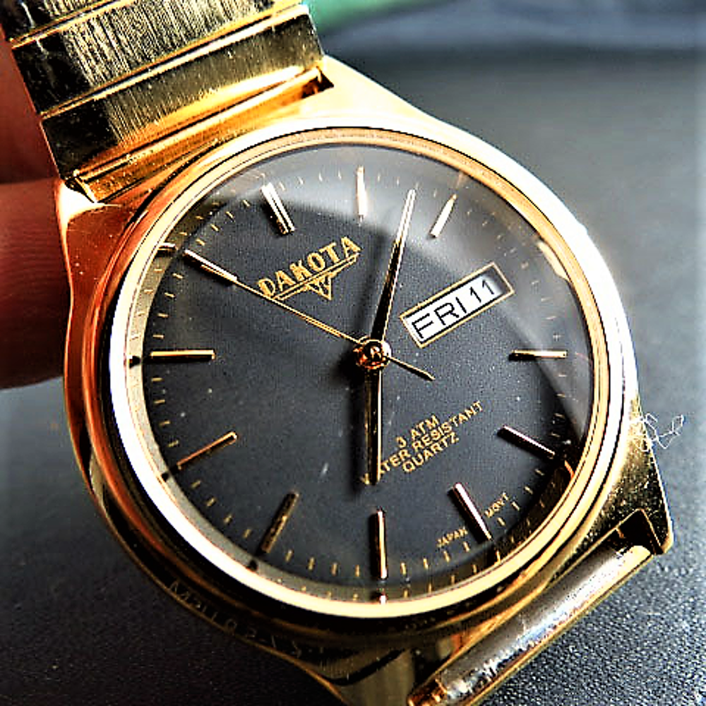 DAKOTA BLACK DIAL montre Homme DAK0004 Bijoux et montres
