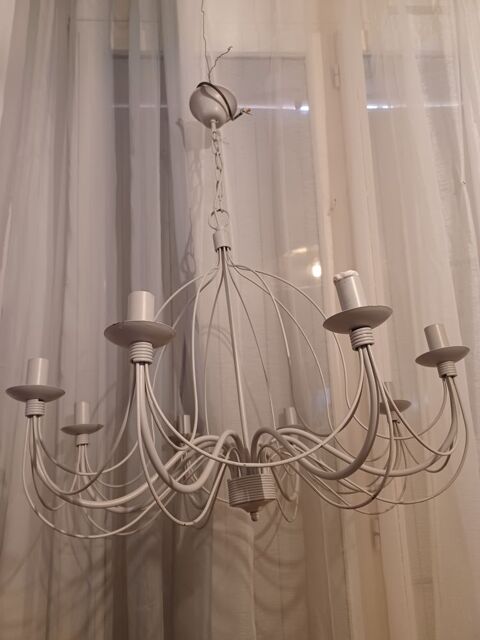 lustre 8 branches gris  + 1 applique et 8 lumieres 21 N�mes (30)
