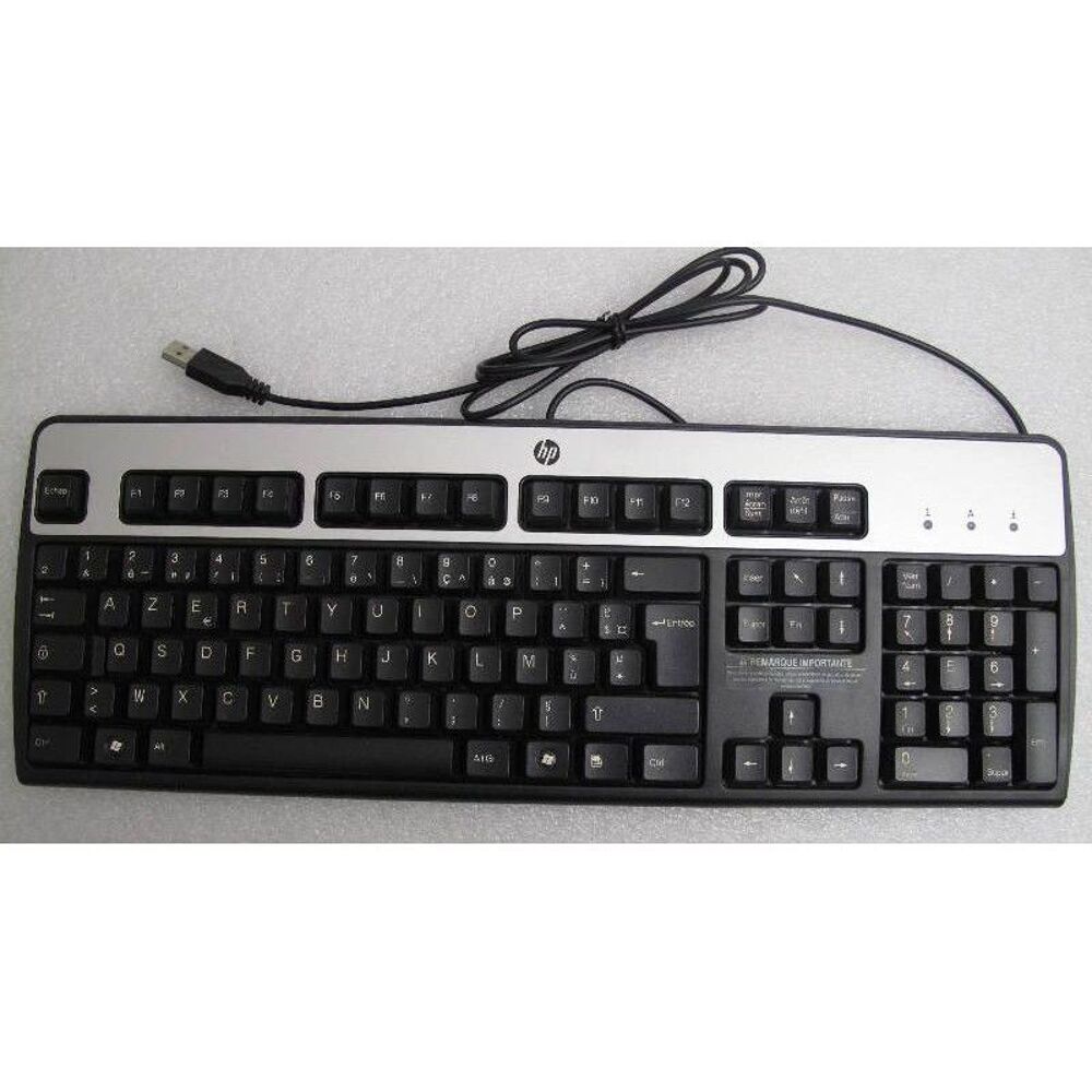 Clavier filaire USB pour PC - HP - KU-0316 Azerty Matériel informatique