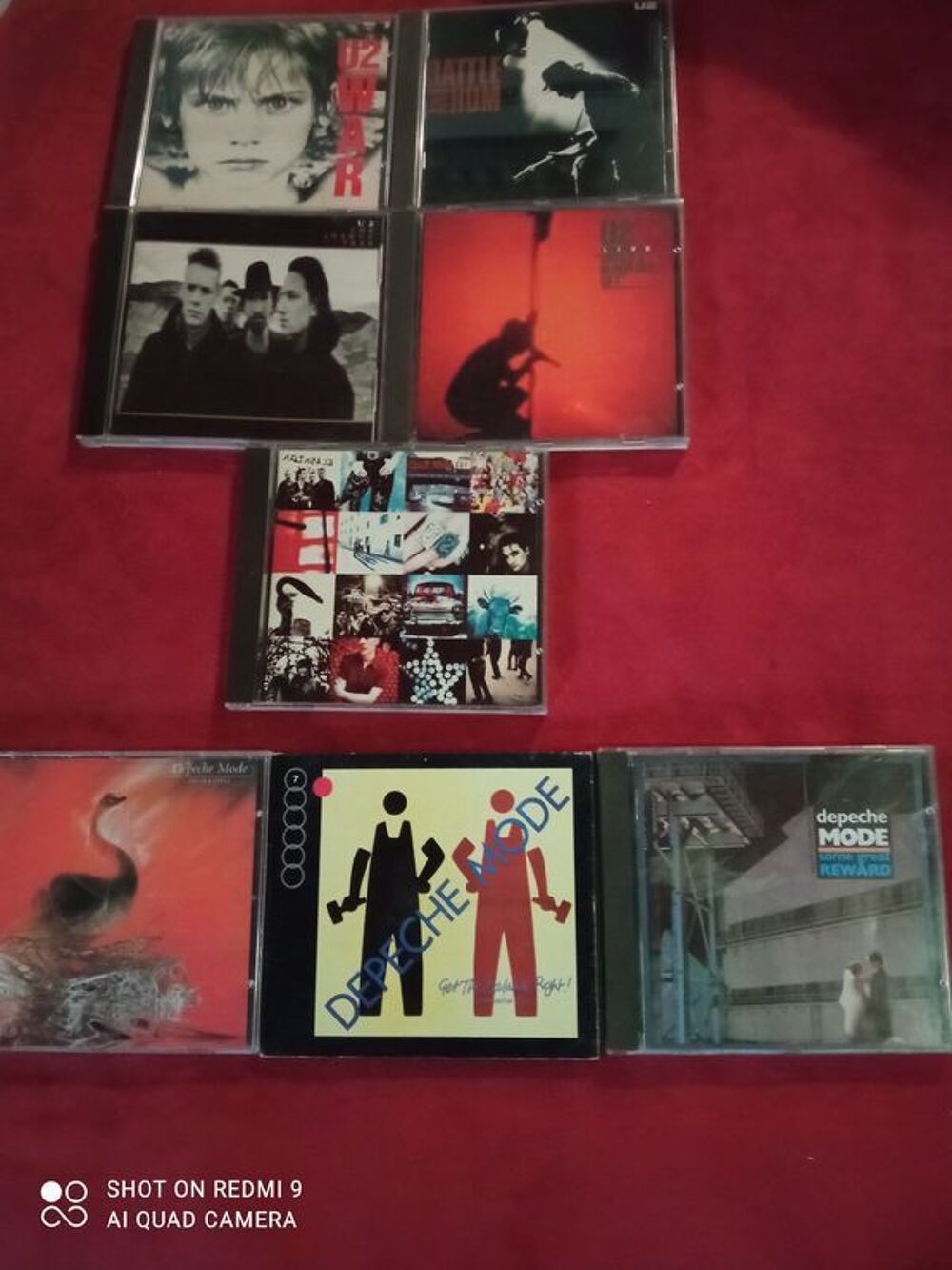 CD unit&eacute; ou lot CD et vinyles