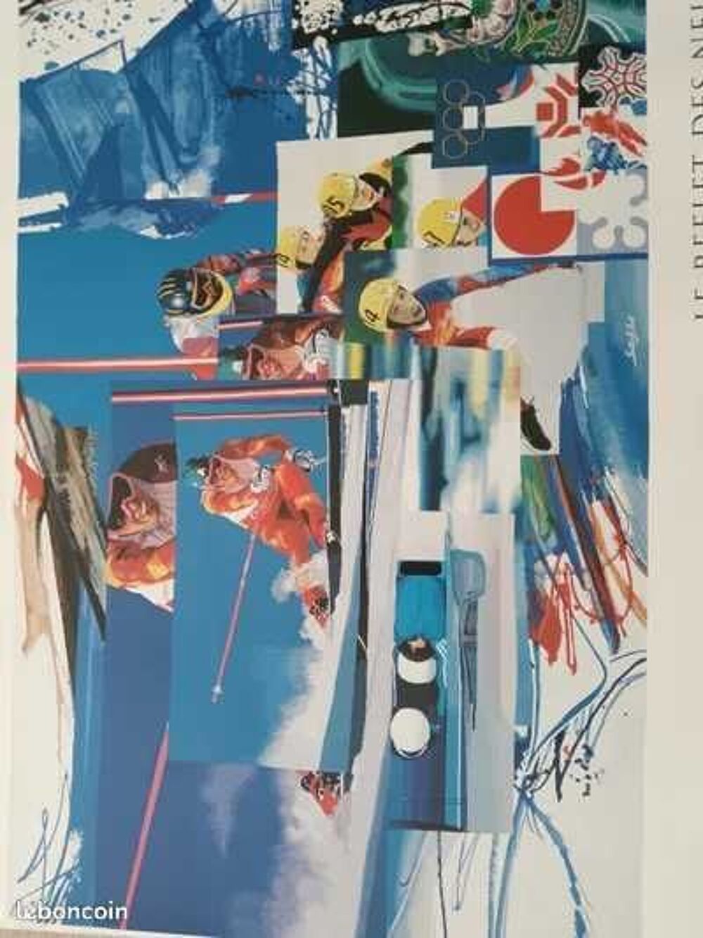 Affiche sports d'hiver Décoration