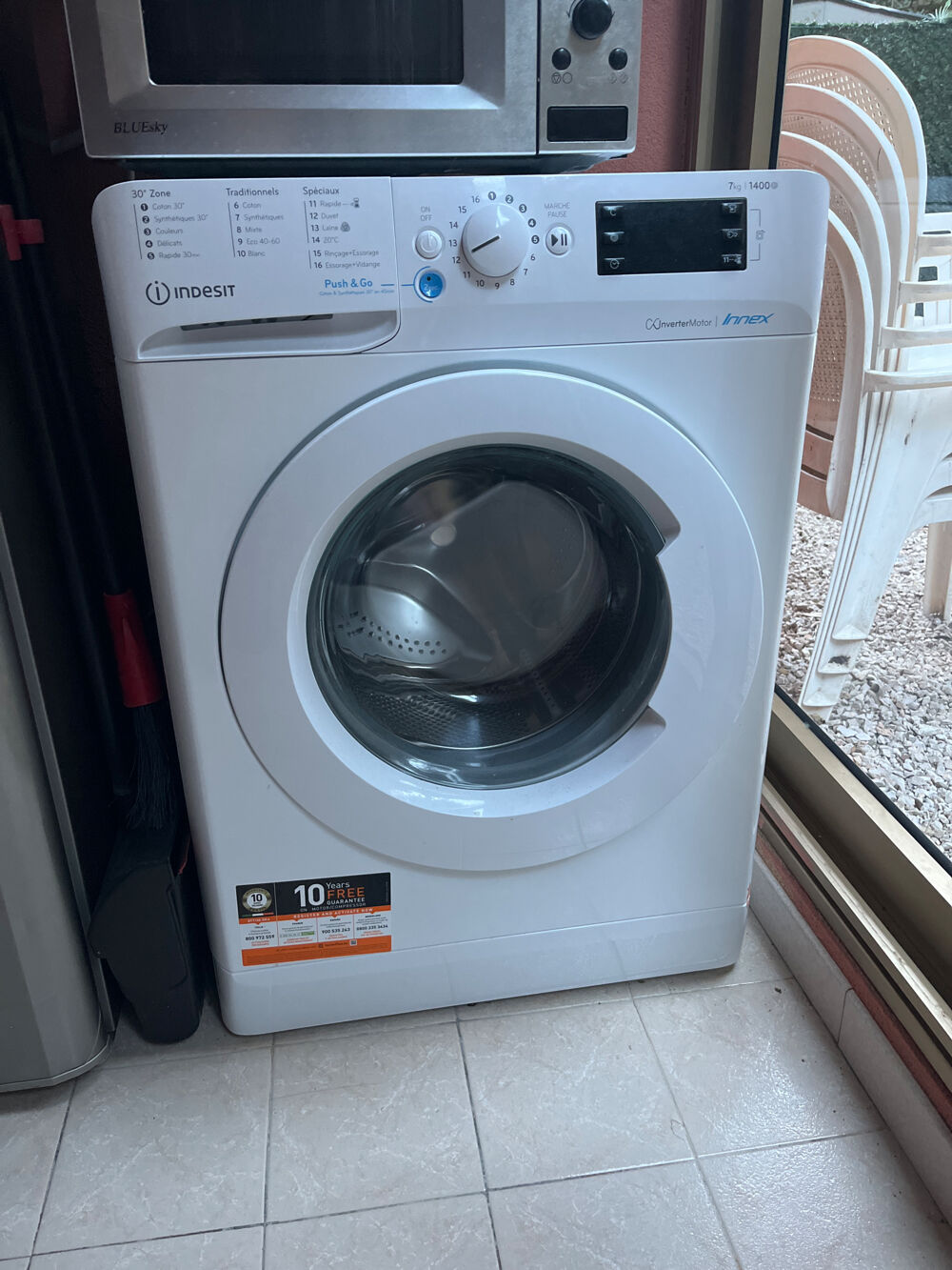Lave Linge Hublot Indesit encore un an de garantie Electroménager