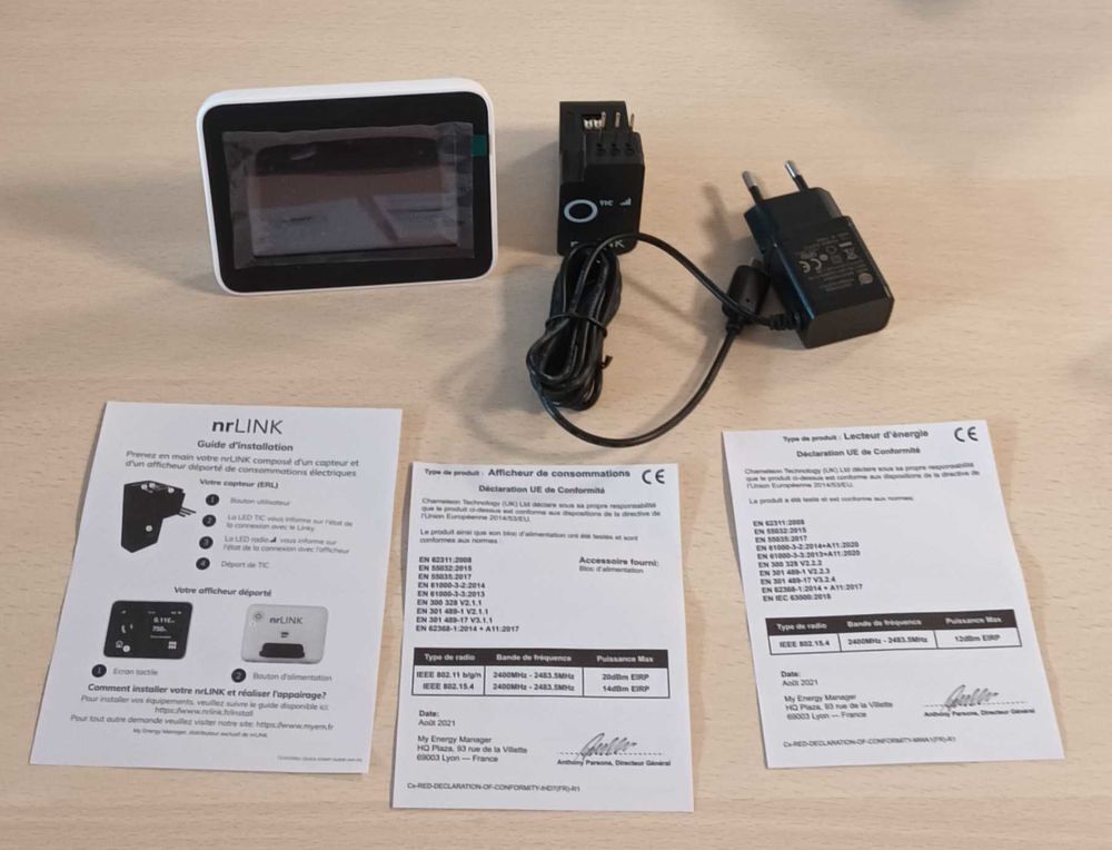 Nr LINK, un outil pratique pour suivre ma consommation &eacute;lectrique en temps r&eacute;el neuf frais de point colis offert Bricolage