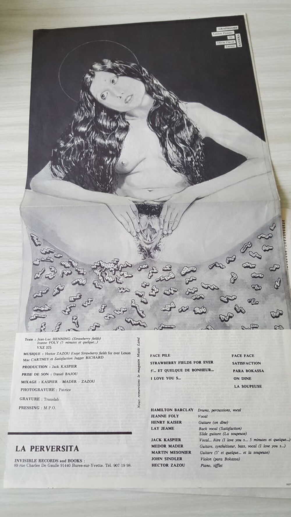 33 Tours LA PERVERSITA CD et vinyles