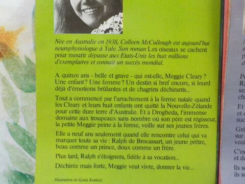 LES OISEAUX SE CACHENT POUR MOURIR T1&2 d Colleen McCULLOUGH Bubry (56)
