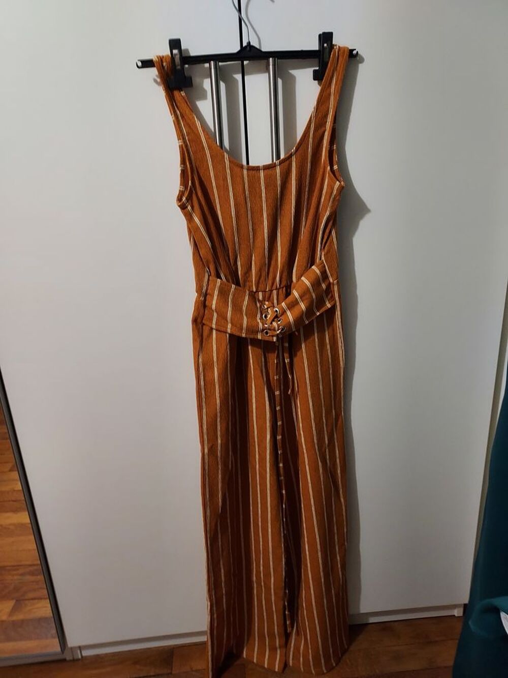 Combi ray&eacute;e jaune/orange blanc Vêtements