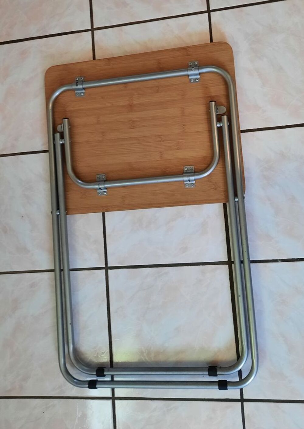 Lot 2 Tables d'appoint pliante table plateau pour manger TV Meubles
