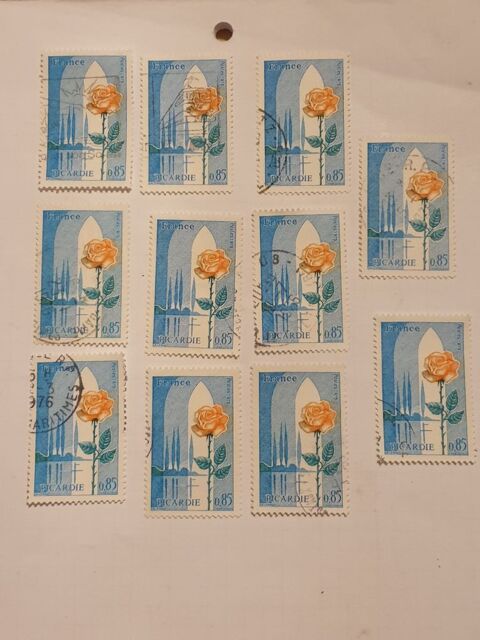 Timbre france Picardie 1975- lot 1.10 euro 0 Marseille 9 (13)